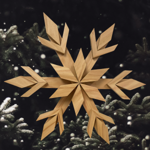 Snowflake decor, Classic design